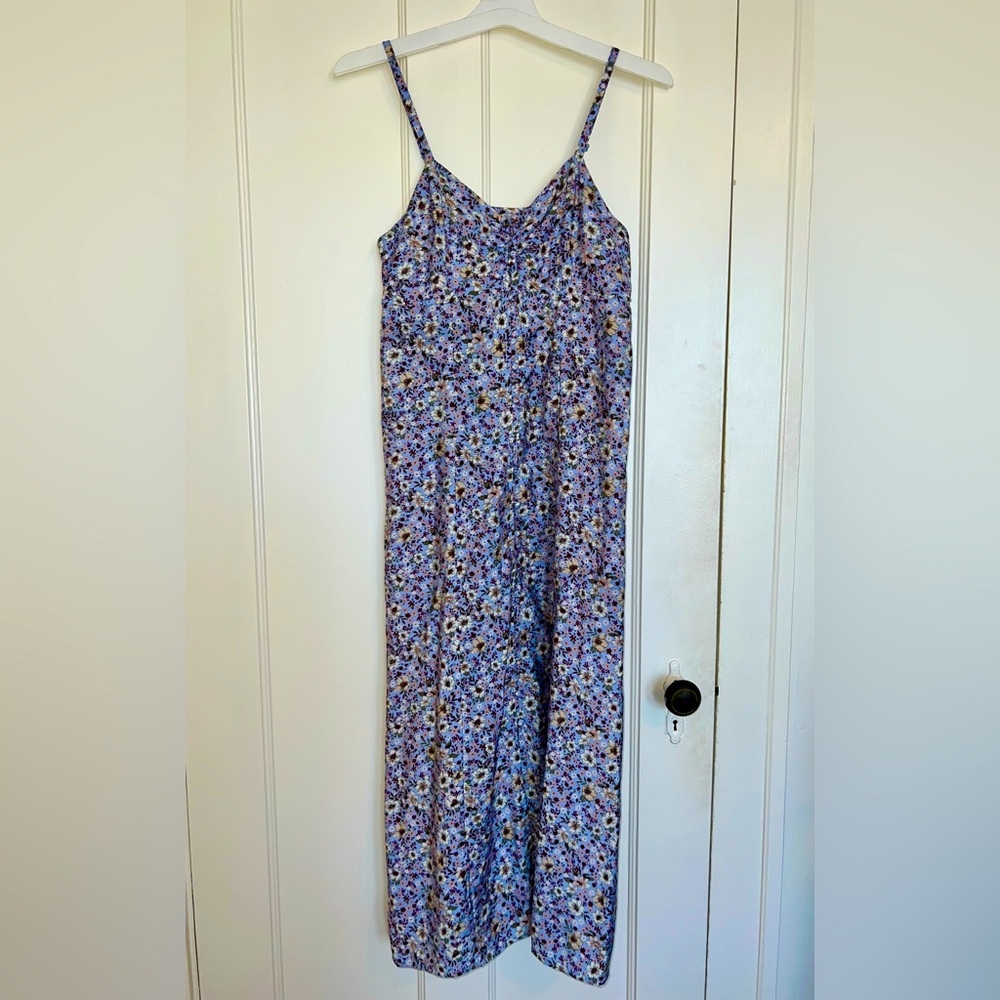 Floral Maxi Dress with Spaghetti Straps